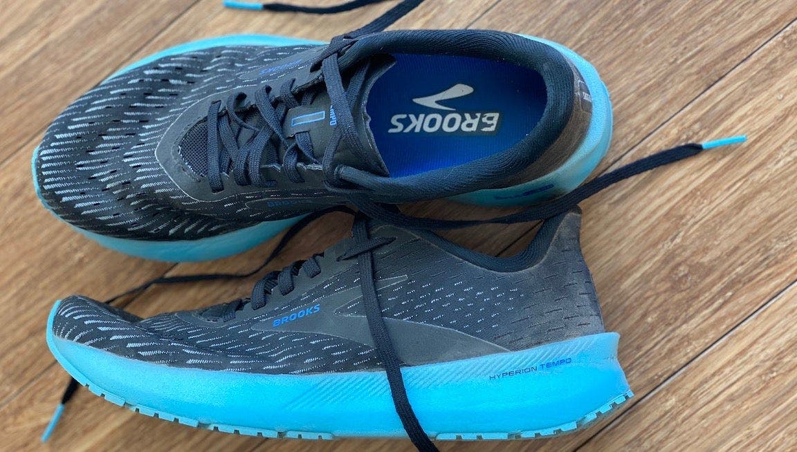 Brooks Hyperion Tempo shoes.