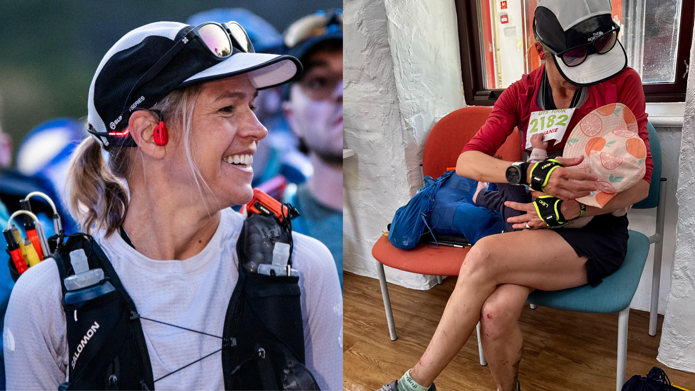 Stephanie Case won the Ultra-Trail Snowdonia 100K while stopping to breastfeed her daughter.