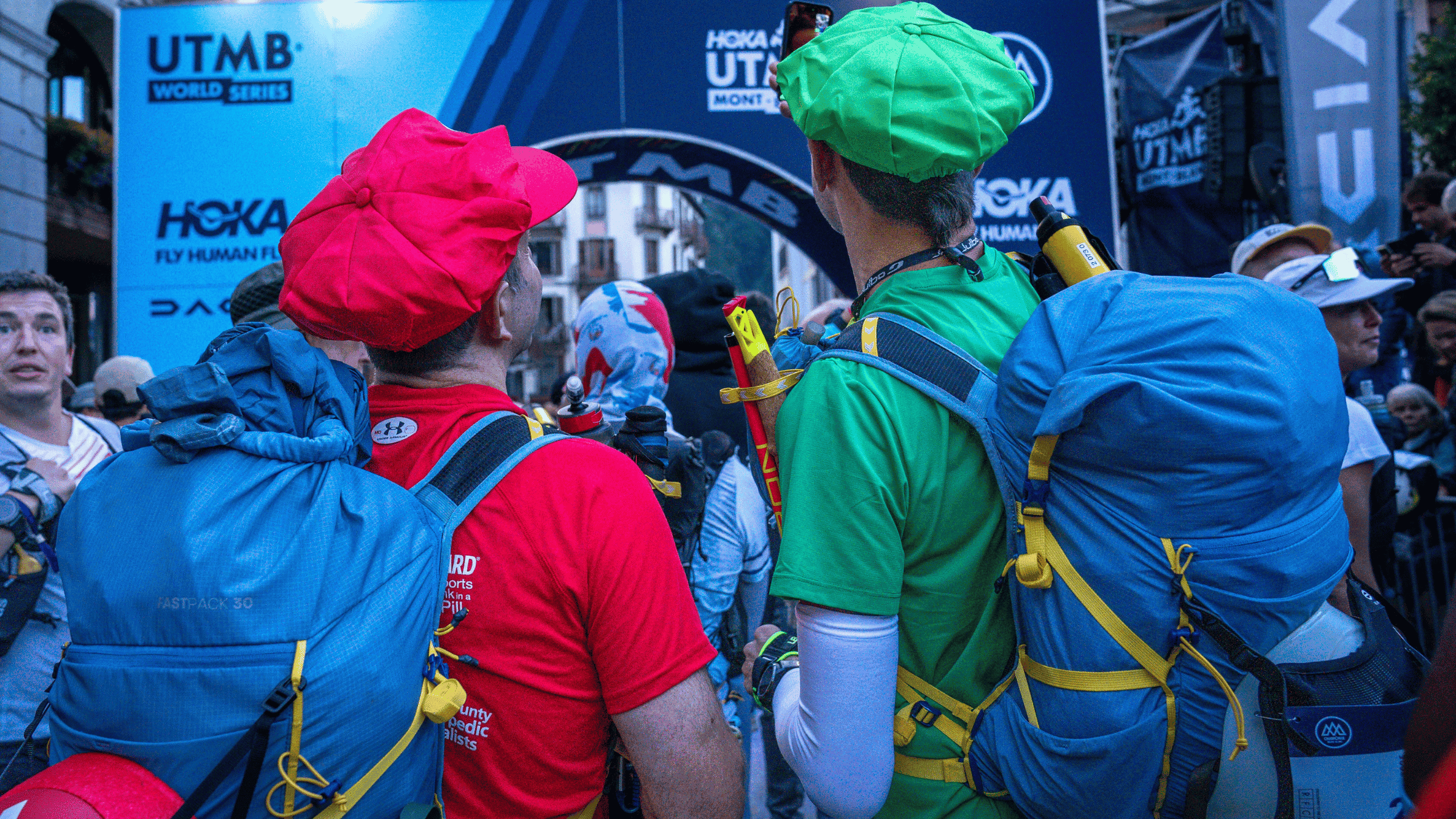 Start of the 2025 PTL during UTMB week.